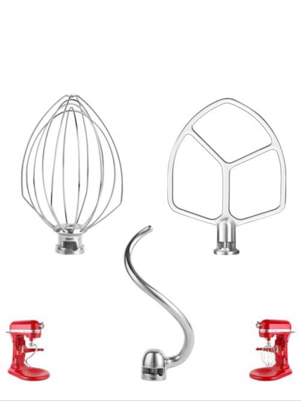 NIB☆ XINBOOGQ Stainless 3 Piece kit Attachments